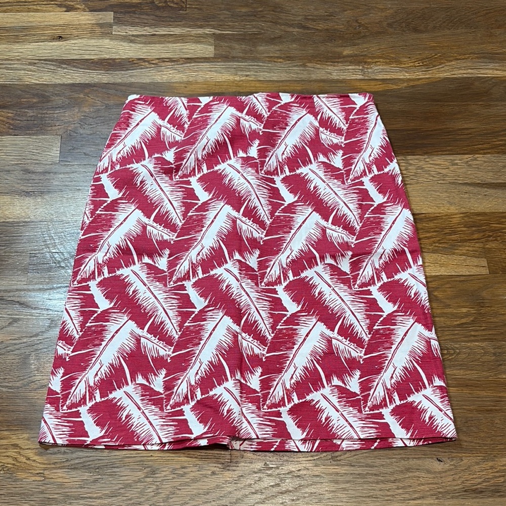 J CREW linen blend skirt